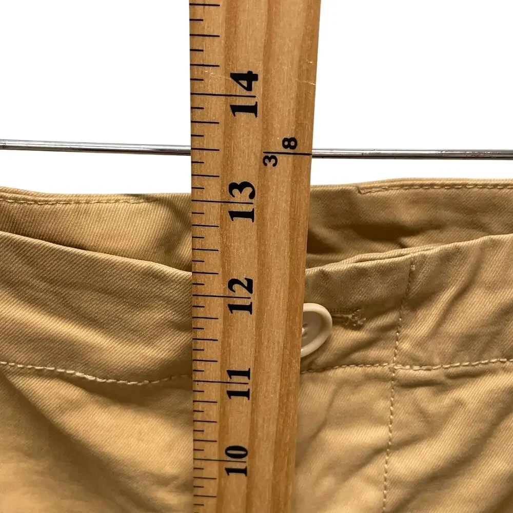 Alex Mill Boyish Chino Pants Brown Khaki Pleated Size 12 - Picture 4 of 7